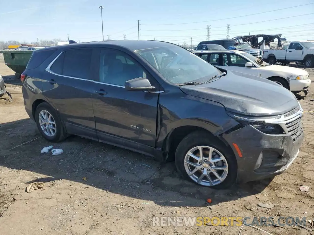 4 fotografías del automóvil dañado 3GNAXKEV1NS197946 CHEVROLET EQUINOX 2022