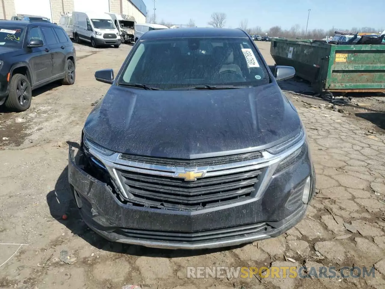 5 fotografías del automóvil dañado 3GNAXKEV1NS197946 CHEVROLET EQUINOX 2022