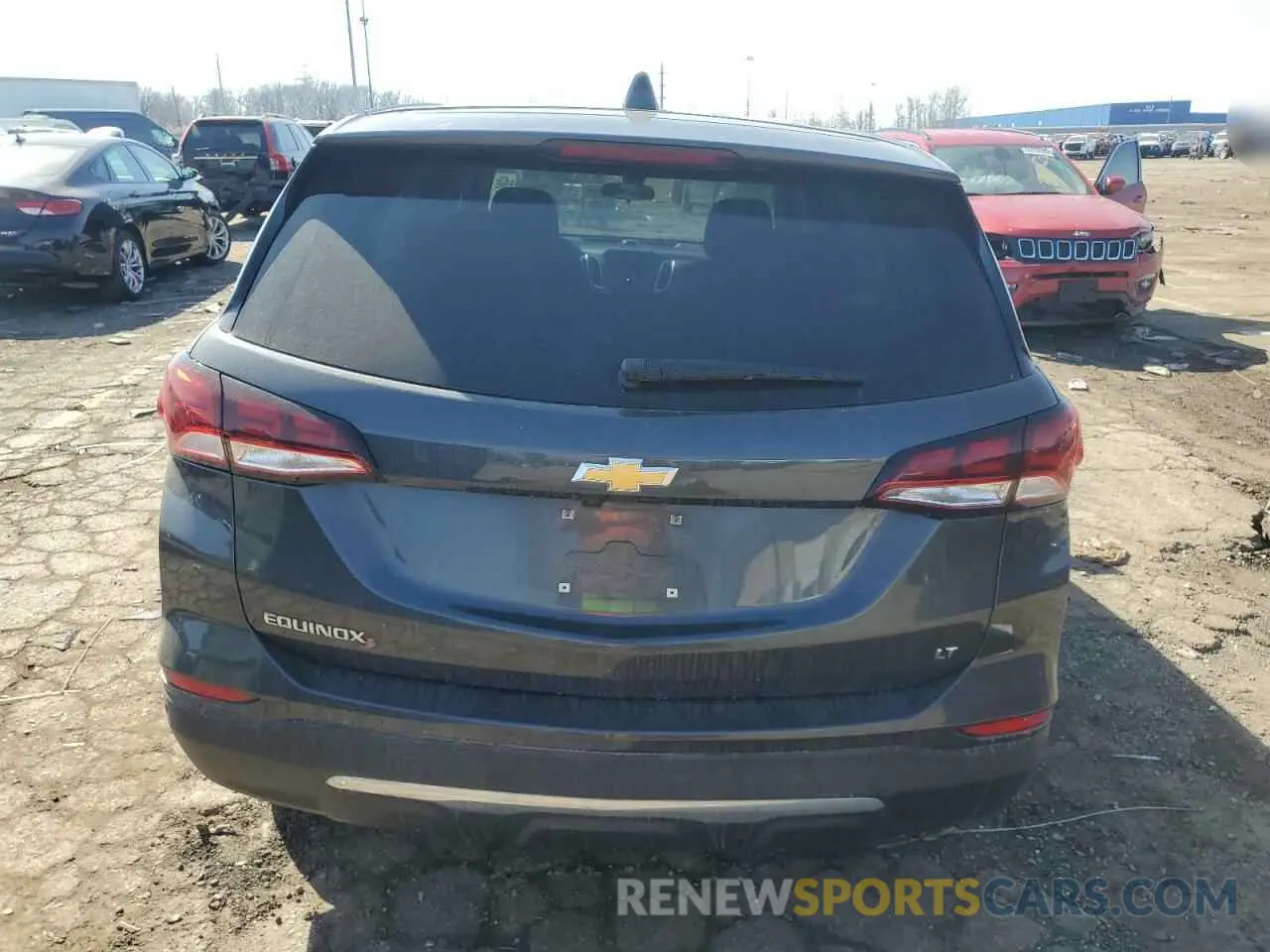 6 fotografías del automóvil dañado 3GNAXKEV1NS197946 CHEVROLET EQUINOX 2022
