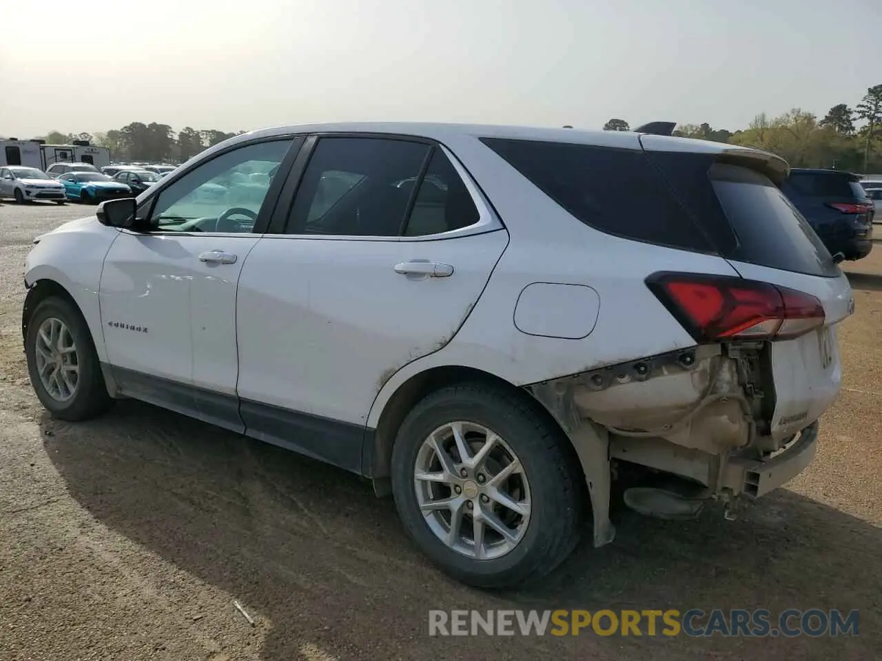 2 fotografías del automóvil dañado 3GNAXKEV2NL296835 CHEVROLET EQUINOX 2022
