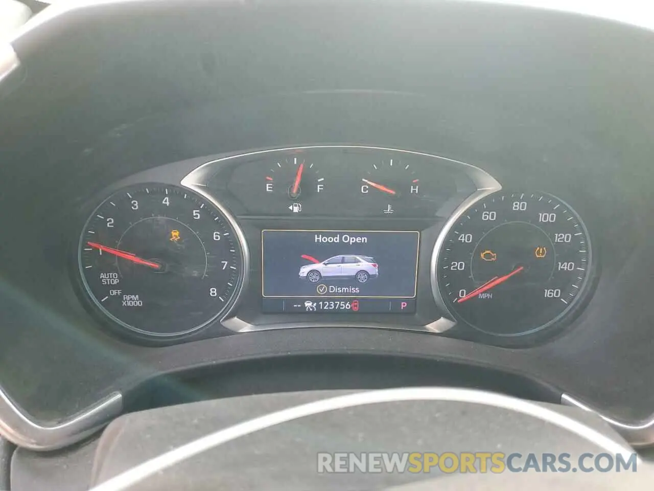 9 fotografías del automóvil dañado 3GNAXKEV2NL296835 CHEVROLET EQUINOX 2022