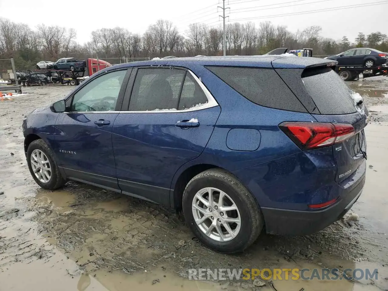 2 fotografías del automóvil dañado 3GNAXKEV3NL110042 CHEVROLET EQUINOX 2022