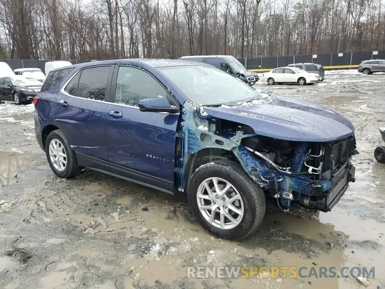 4 fotografías del automóvil dañado 3GNAXKEV3NL110042 CHEVROLET EQUINOX 2022