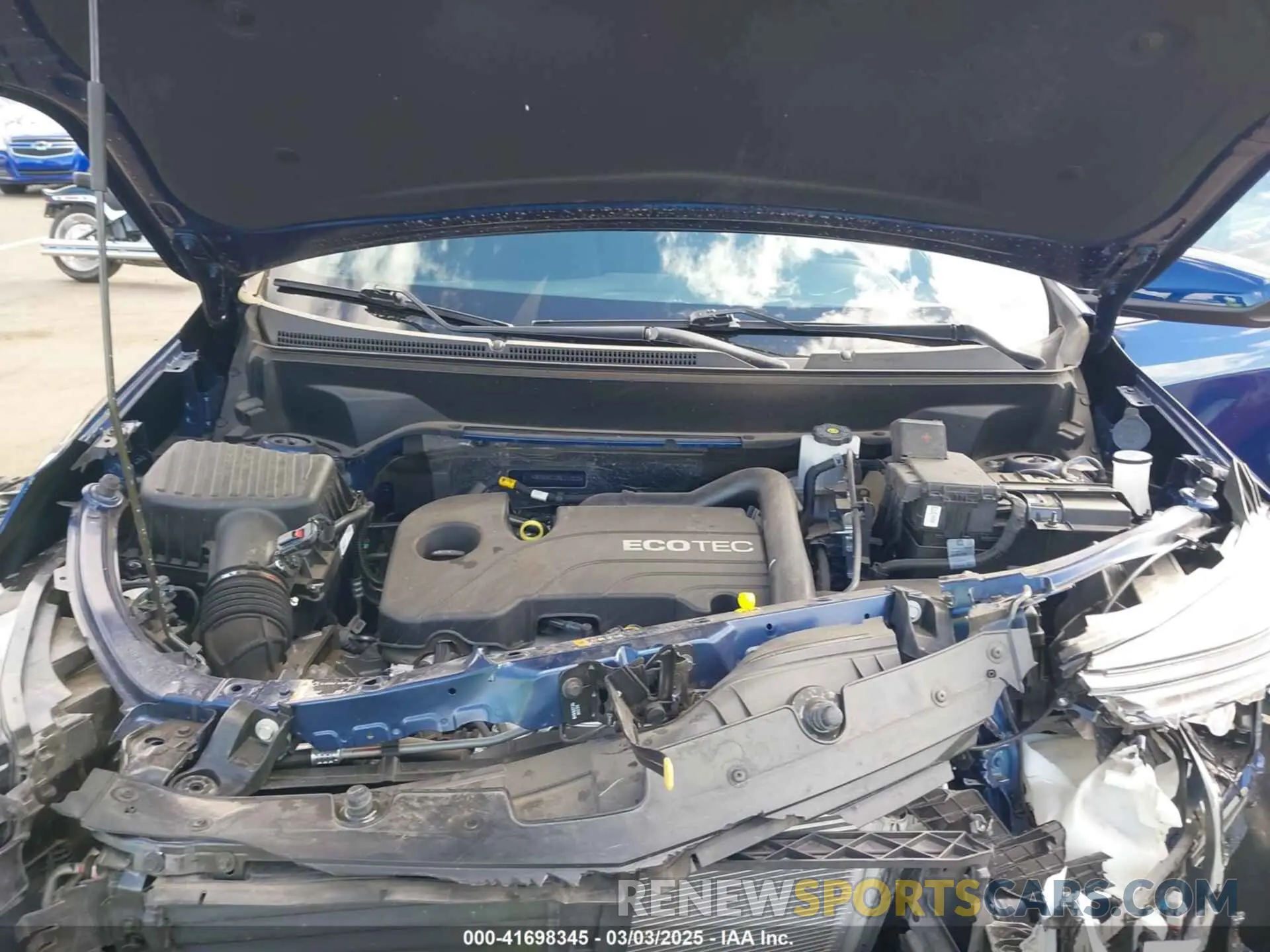 10 fotografías del automóvil dañado 3GNAXKEV3NL117010 CHEVROLET EQUINOX 2022