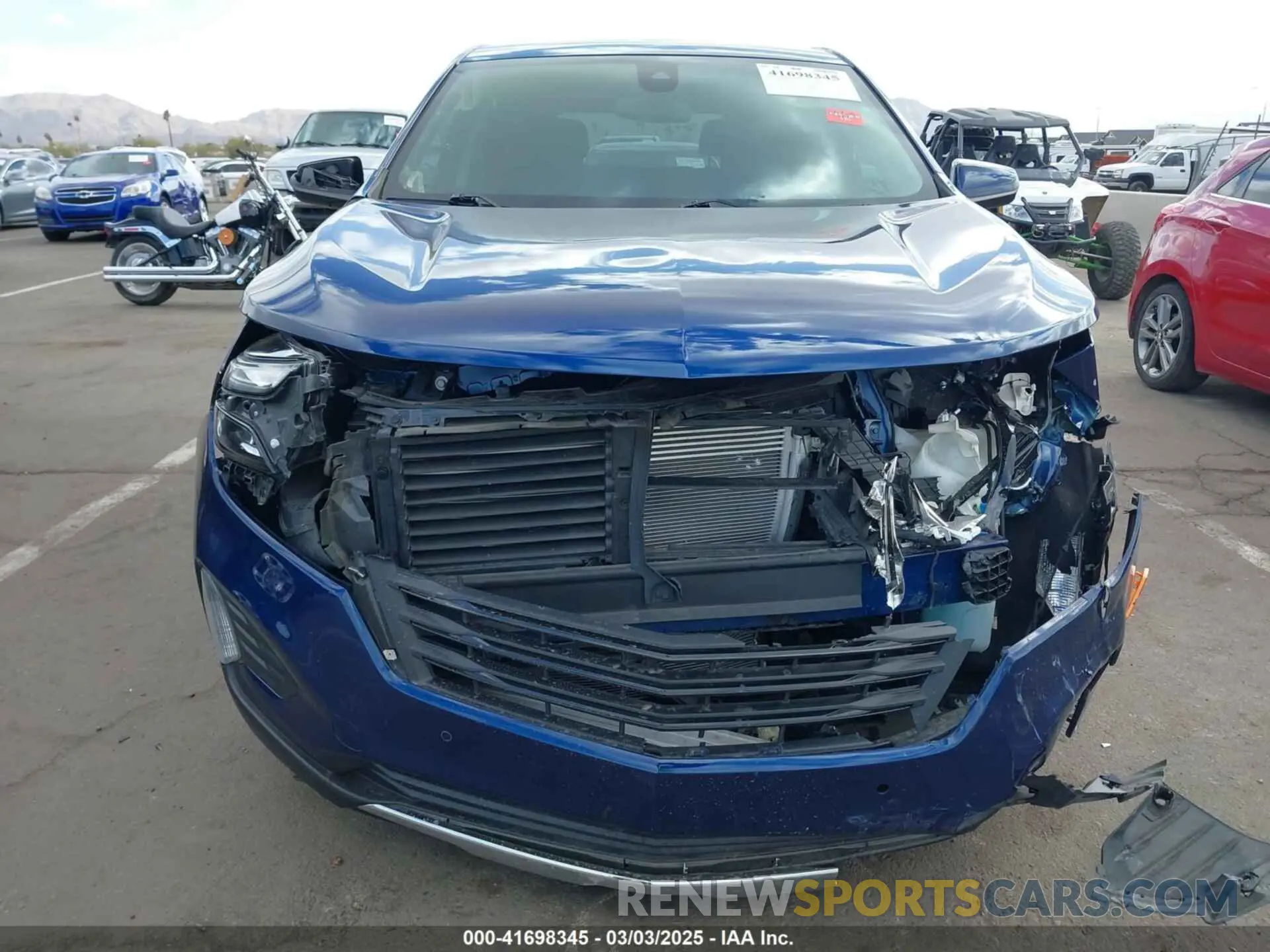 12 fotografías del automóvil dañado 3GNAXKEV3NL117010 CHEVROLET EQUINOX 2022