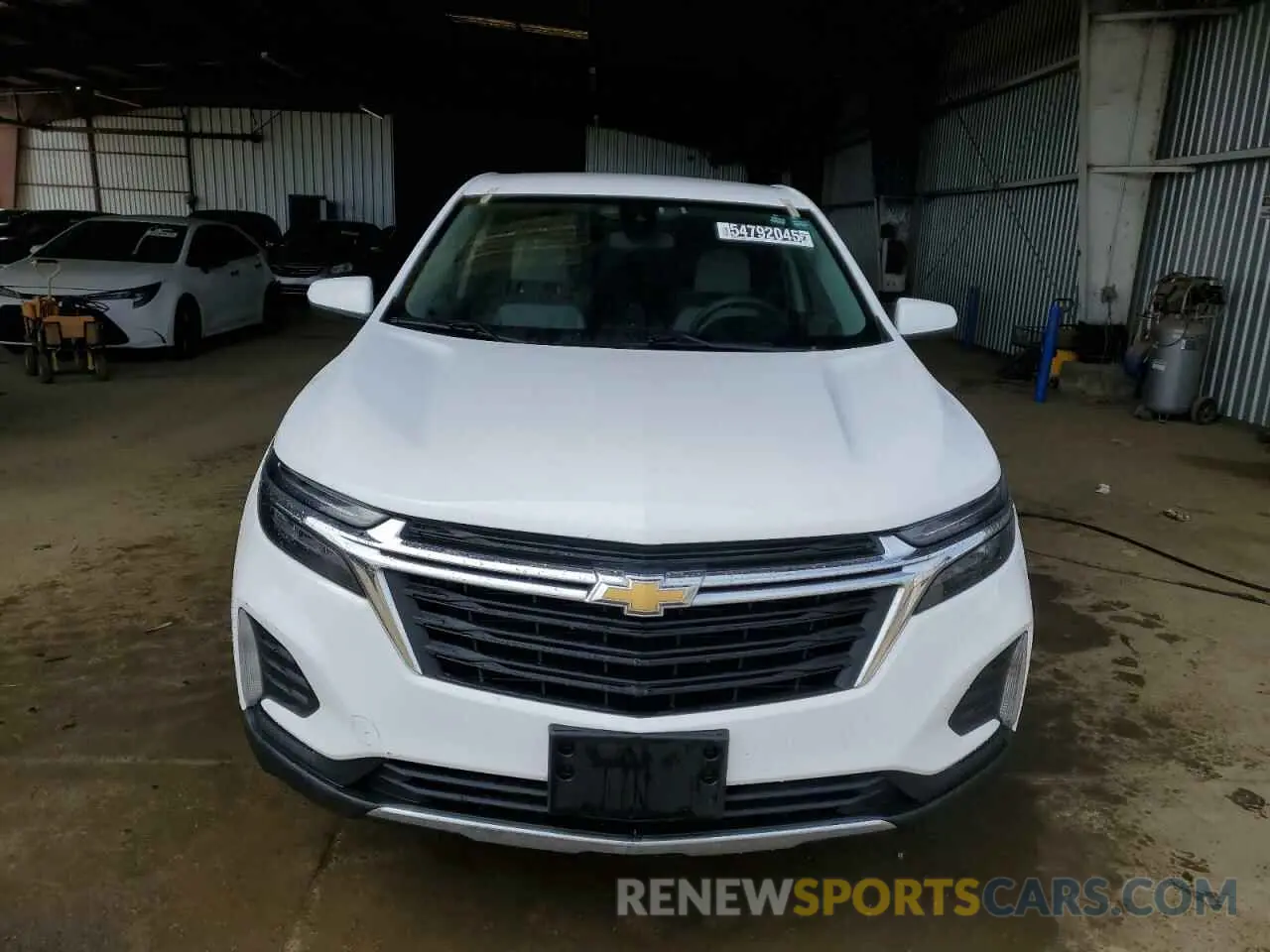 5 fotografías del automóvil dañado 3GNAXKEV3NL135426 CHEVROLET EQUINOX 2022