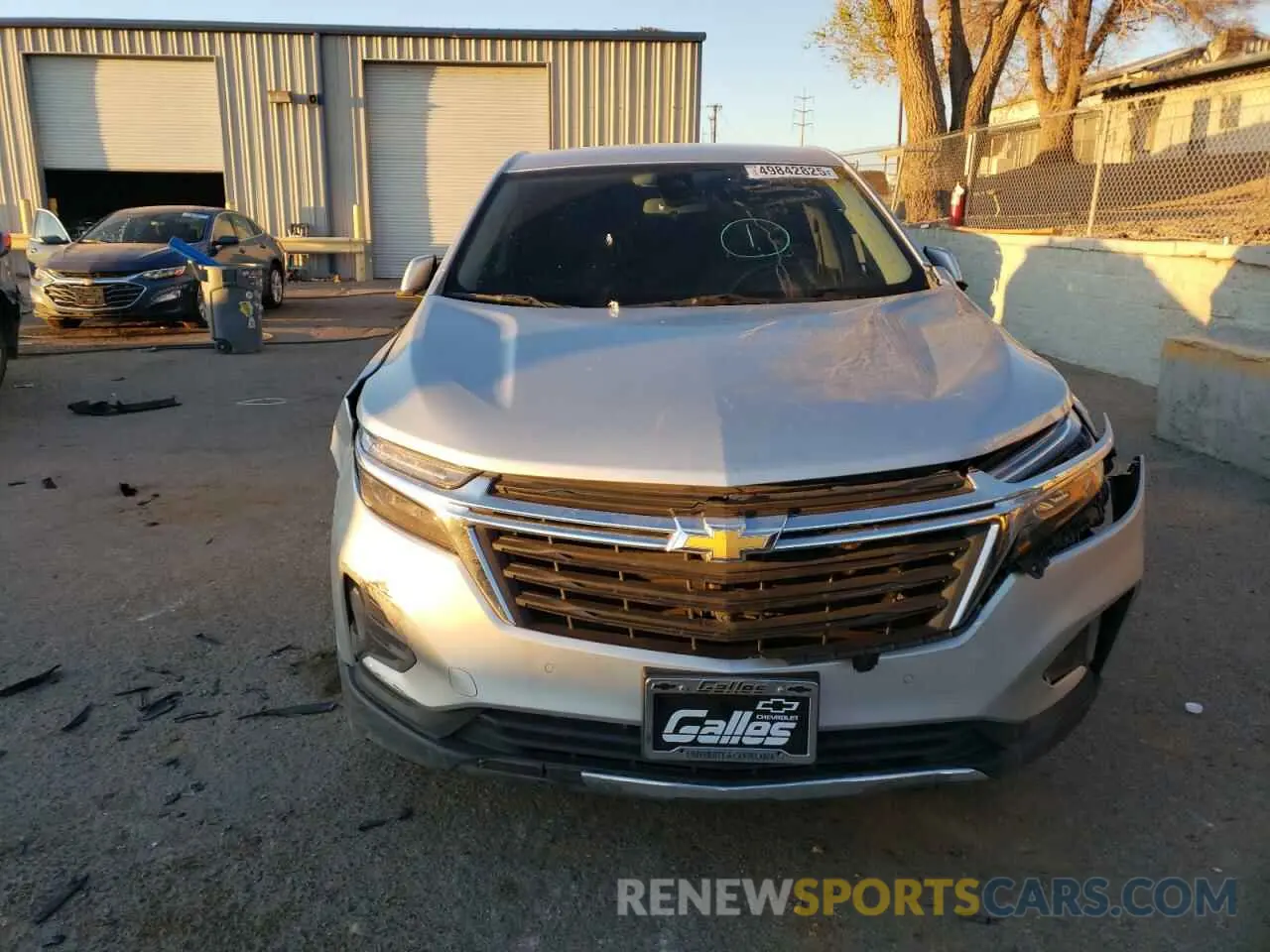 5 fotografías del automóvil dañado 3GNAXKEV3NL147737 CHEVROLET EQUINOX 2022