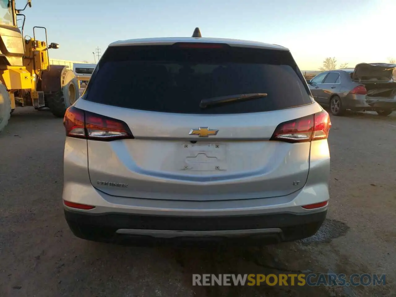 6 fotografías del automóvil dañado 3GNAXKEV3NL147737 CHEVROLET EQUINOX 2022