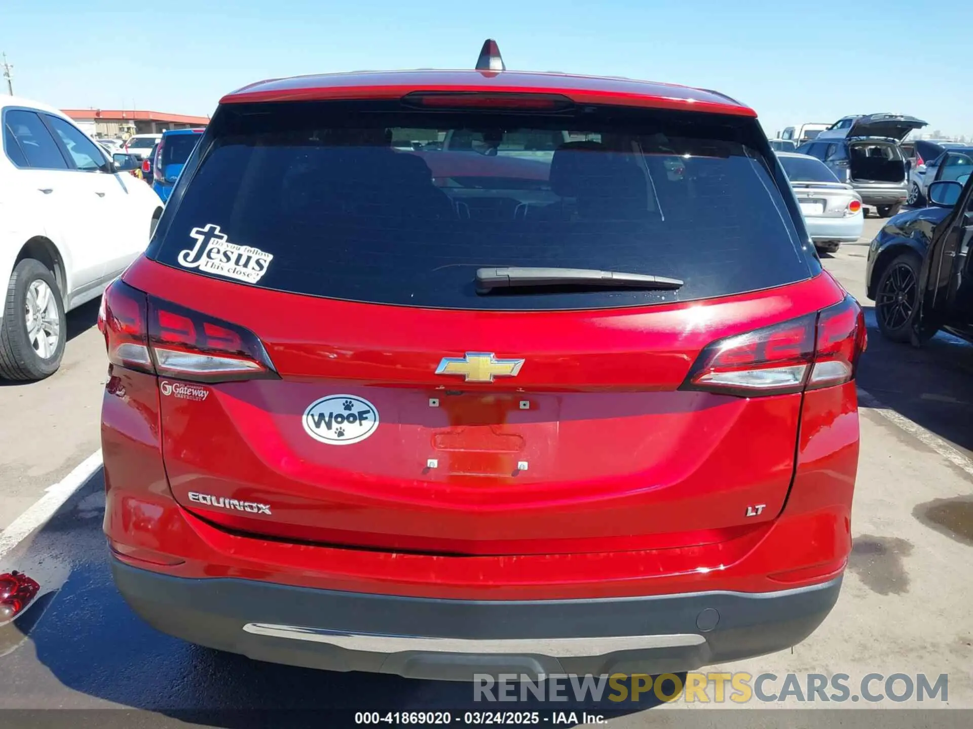 16 fotografías del automóvil dañado 3GNAXKEV3NL212053 CHEVROLET EQUINOX 2022