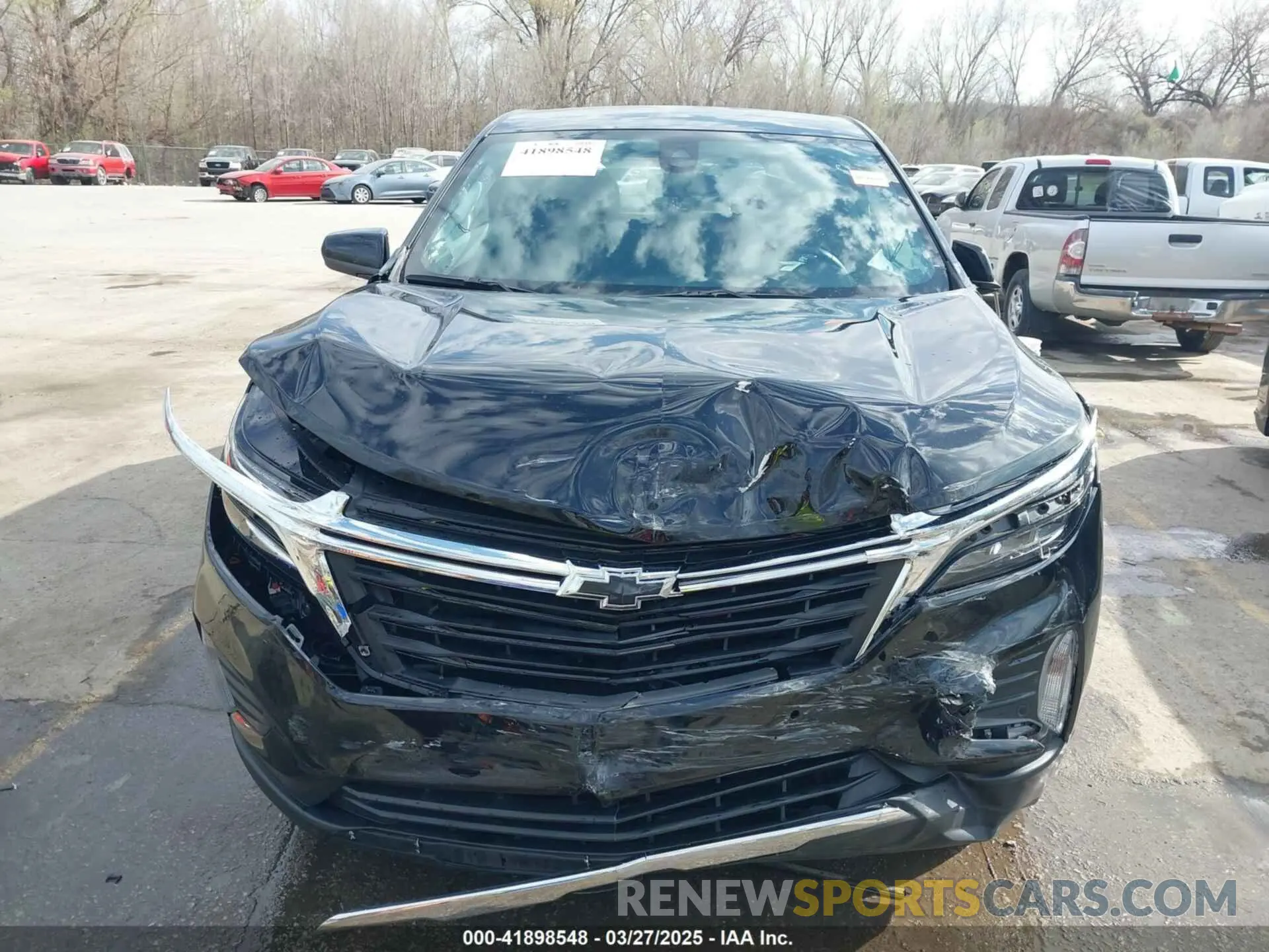 13 fotografías del automóvil dañado 3GNAXKEV3NL256697 CHEVROLET EQUINOX 2022