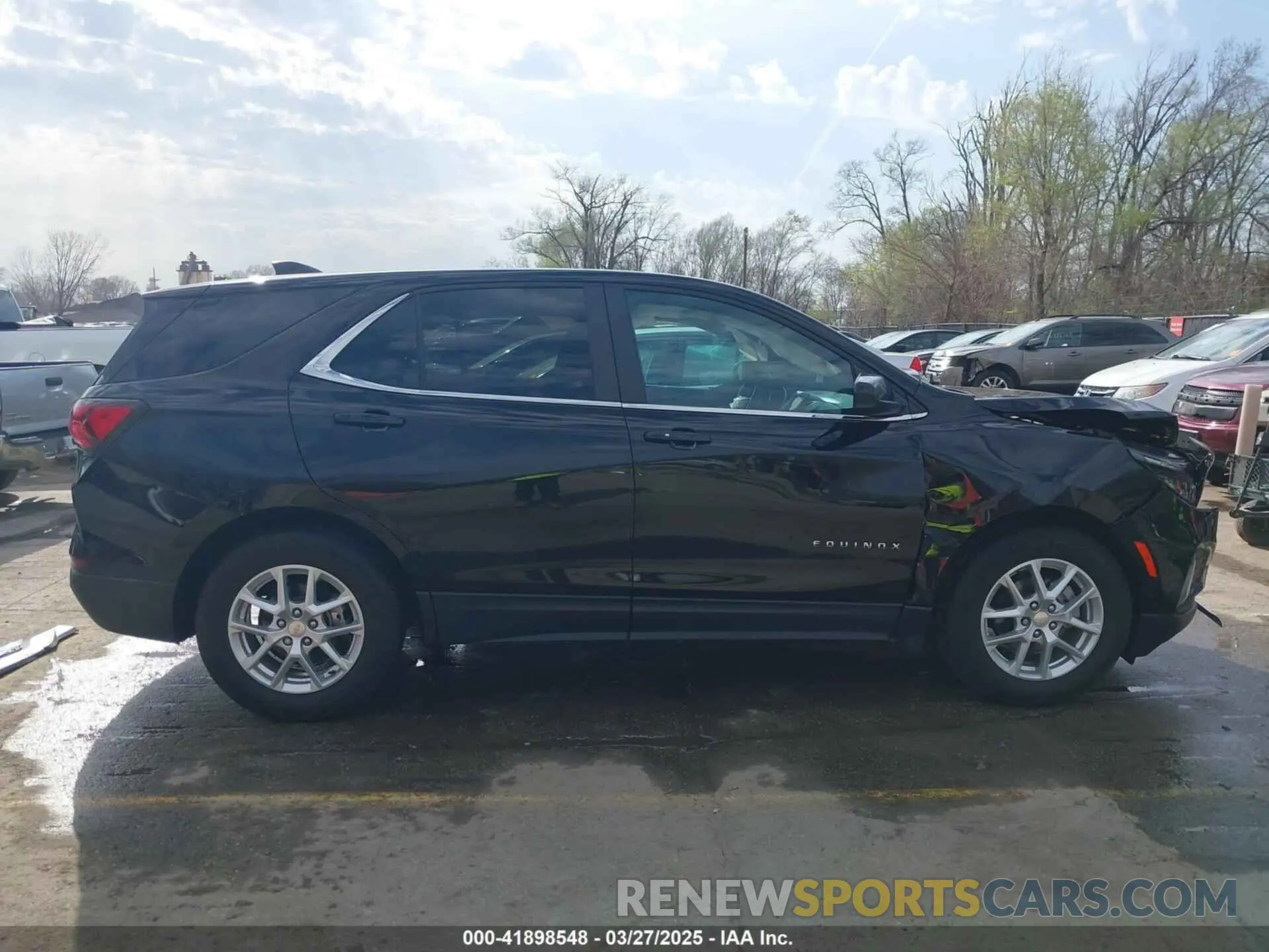 14 fotografías del automóvil dañado 3GNAXKEV3NL256697 CHEVROLET EQUINOX 2022