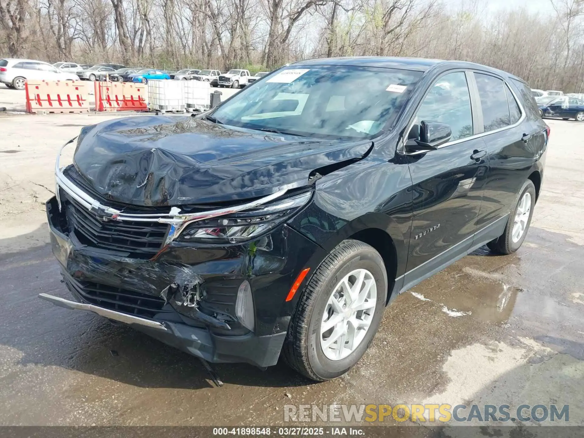 2 fotografías del automóvil dañado 3GNAXKEV3NL256697 CHEVROLET EQUINOX 2022