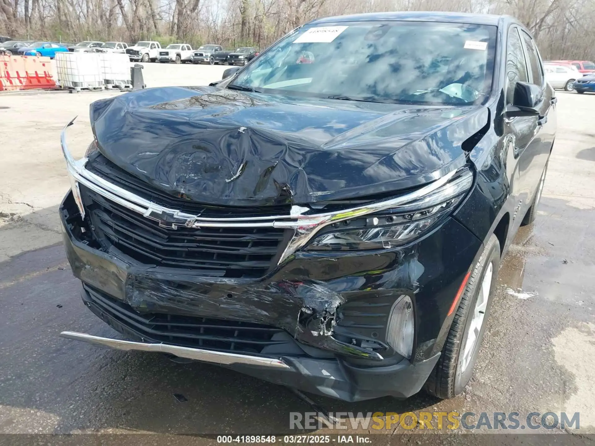 6 fotografías del automóvil dañado 3GNAXKEV3NL256697 CHEVROLET EQUINOX 2022