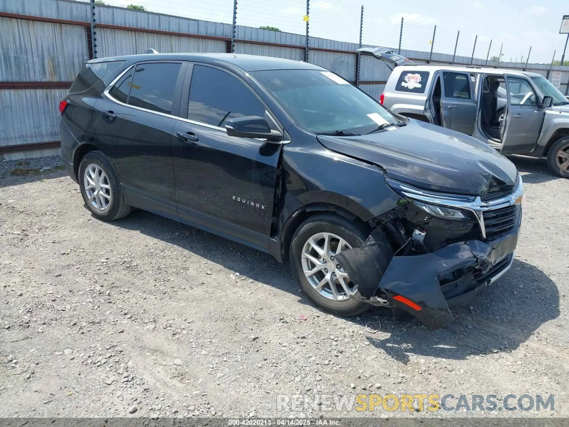 1 fotografías del automóvil dañado 3GNAXKEV3NL281177 CHEVROLET EQUINOX 2022