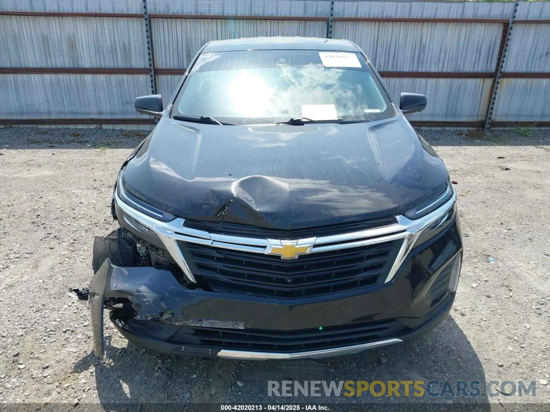 12 fotografías del automóvil dañado 3GNAXKEV3NL281177 CHEVROLET EQUINOX 2022