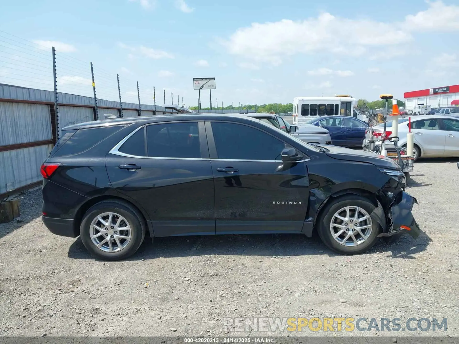 13 fotografías del automóvil dañado 3GNAXKEV3NL281177 CHEVROLET EQUINOX 2022