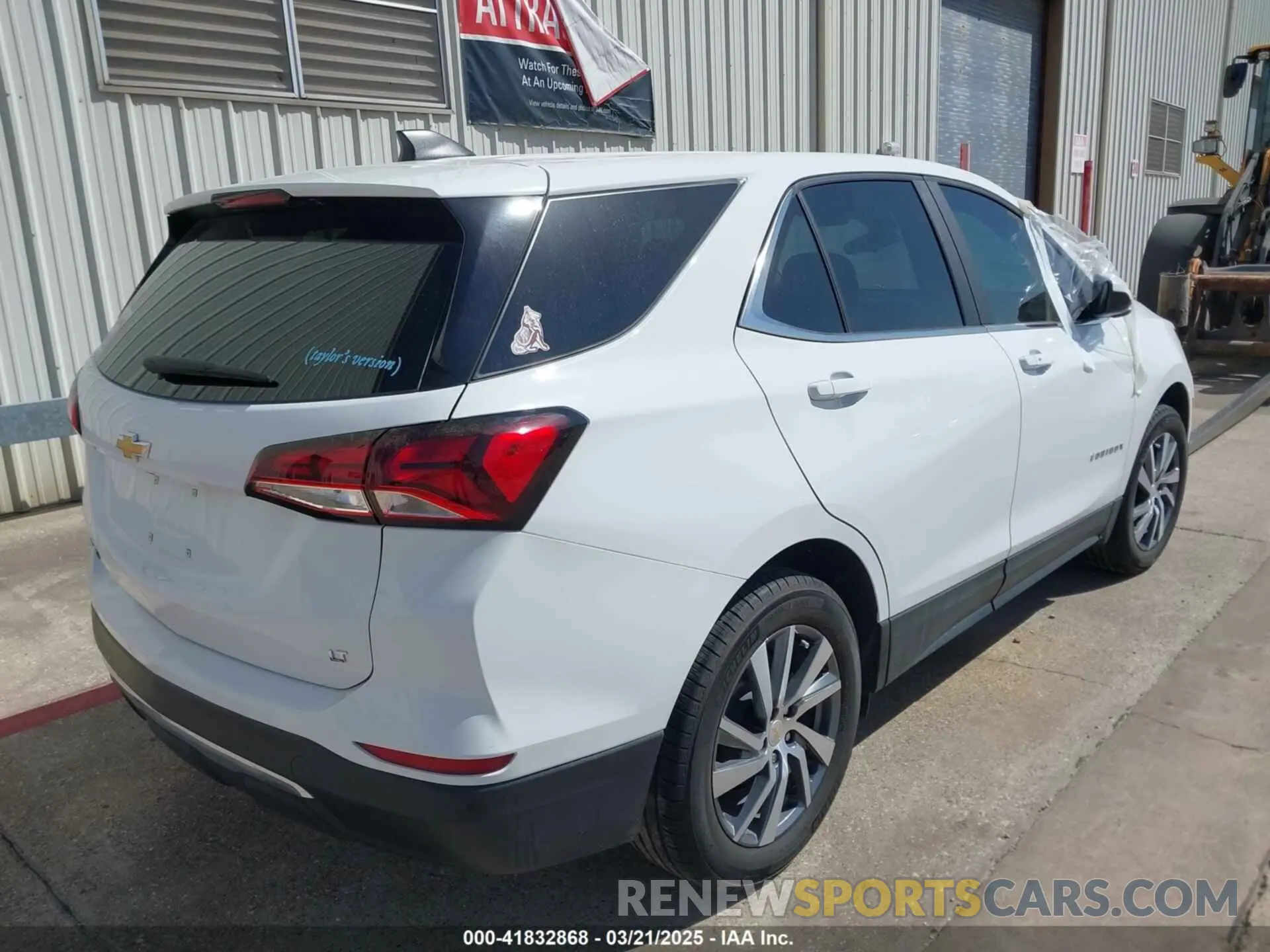 4 fotografías del automóvil dañado 3GNAXKEV3NL305624 CHEVROLET EQUINOX 2022
