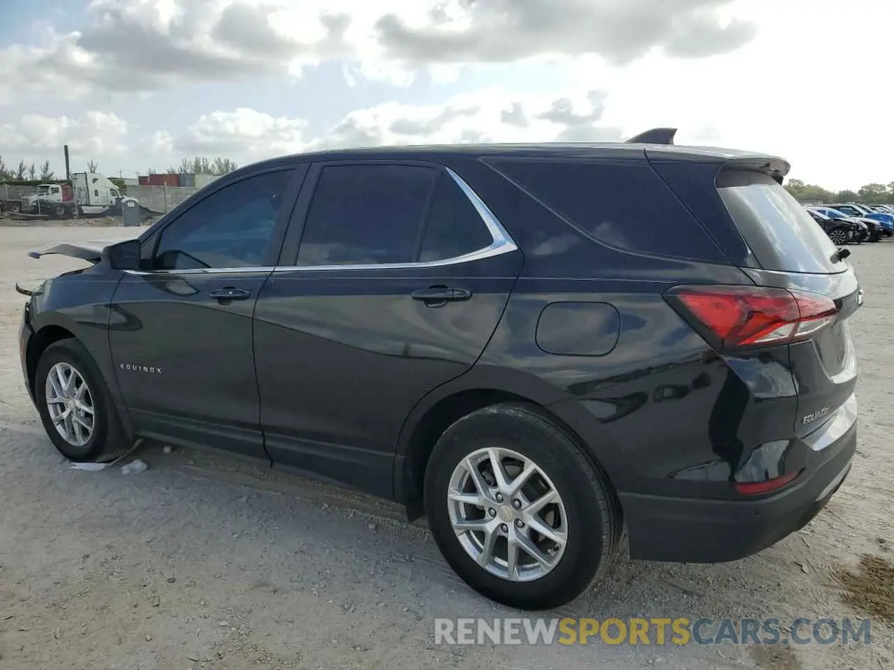 2 fotografías del automóvil dañado 3GNAXKEV4NL107134 CHEVROLET EQUINOX 2022