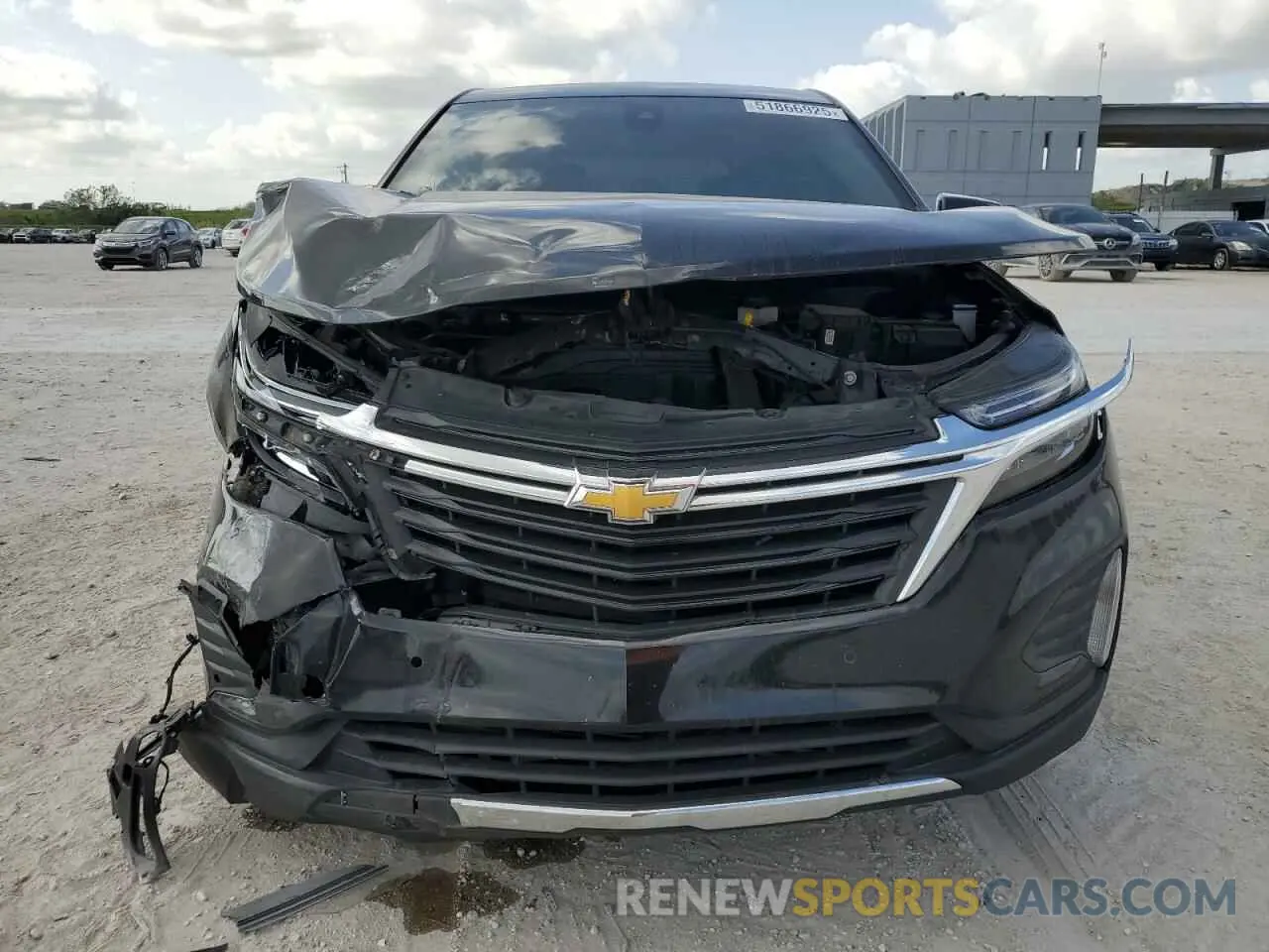 5 fotografías del automóvil dañado 3GNAXKEV4NL107134 CHEVROLET EQUINOX 2022
