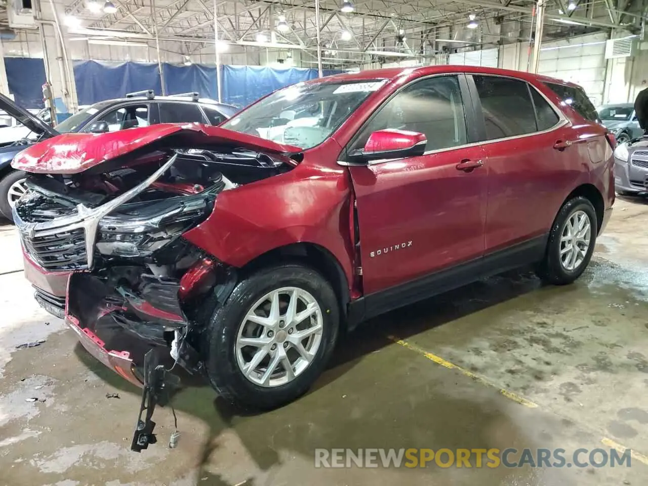 1 fotografías del automóvil dañado 3GNAXKEV4NL157628 CHEVROLET EQUINOX 2022