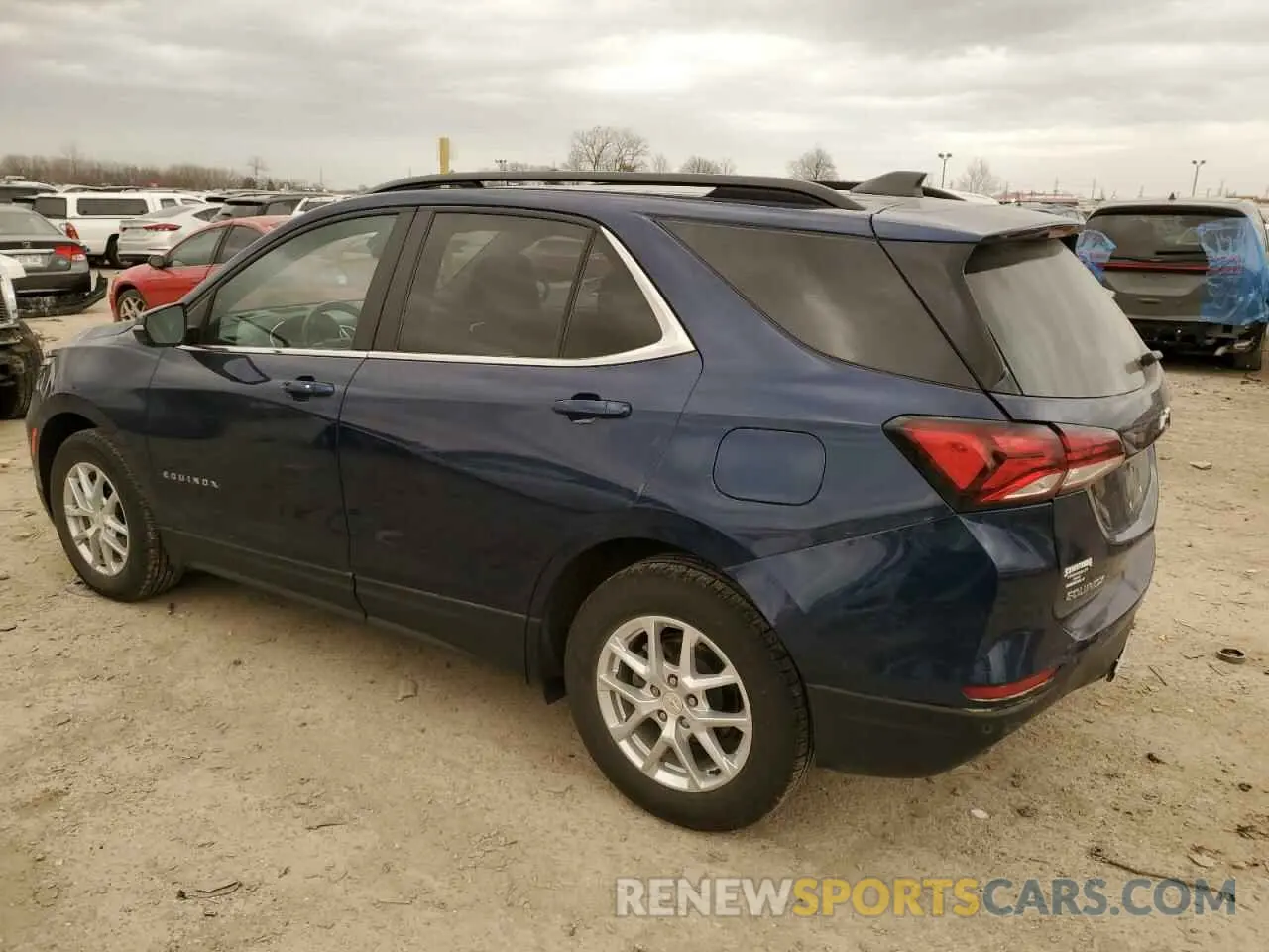 2 fotografías del automóvil dañado 3GNAXKEV4NL158052 CHEVROLET EQUINOX 2022