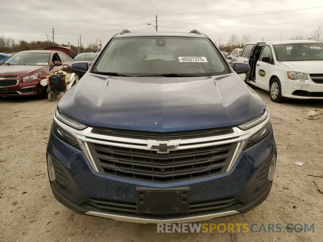 5 fotografías del automóvil dañado 3GNAXKEV4NL158052 CHEVROLET EQUINOX 2022