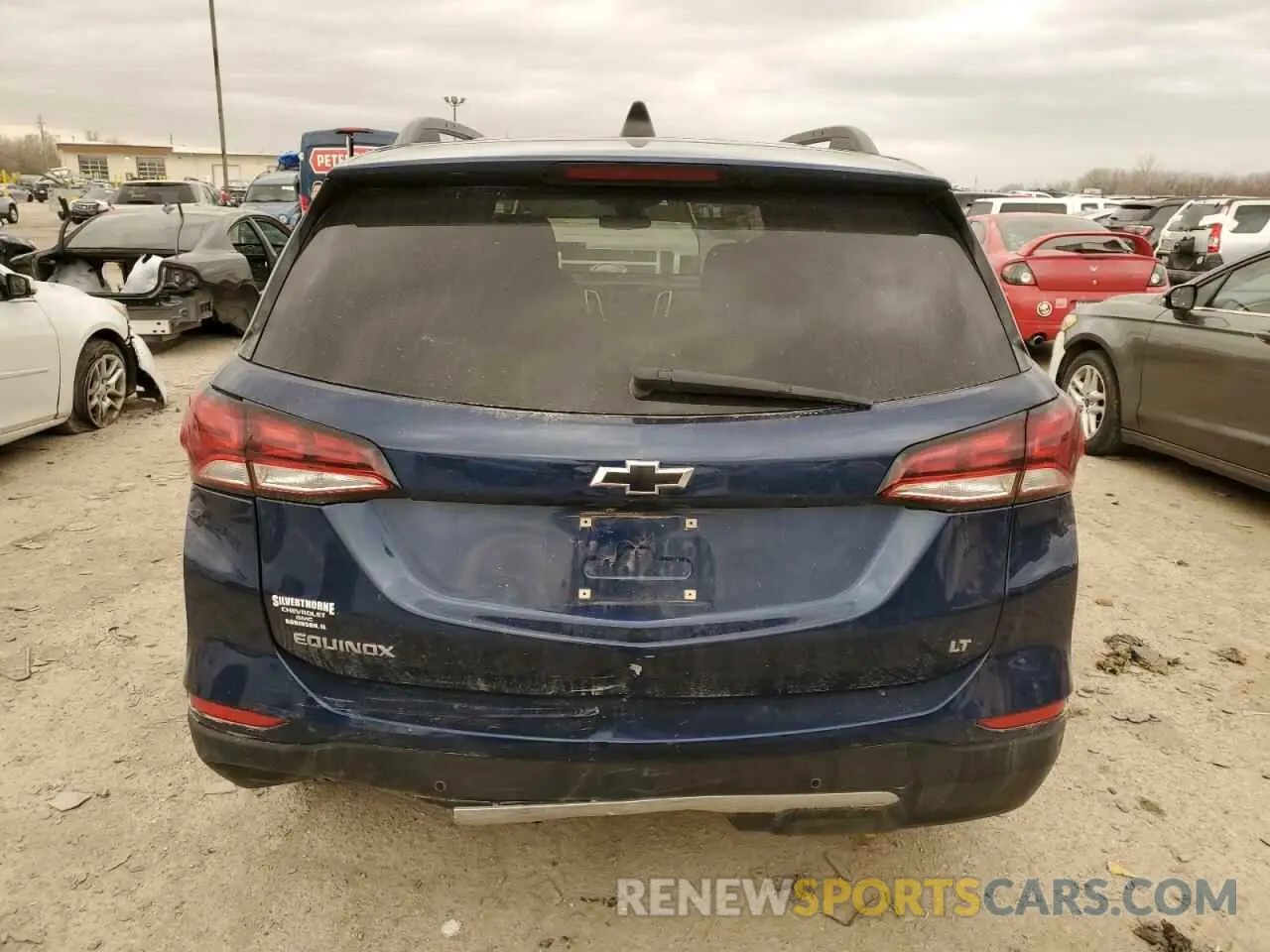 6 fotografías del automóvil dañado 3GNAXKEV4NL158052 CHEVROLET EQUINOX 2022