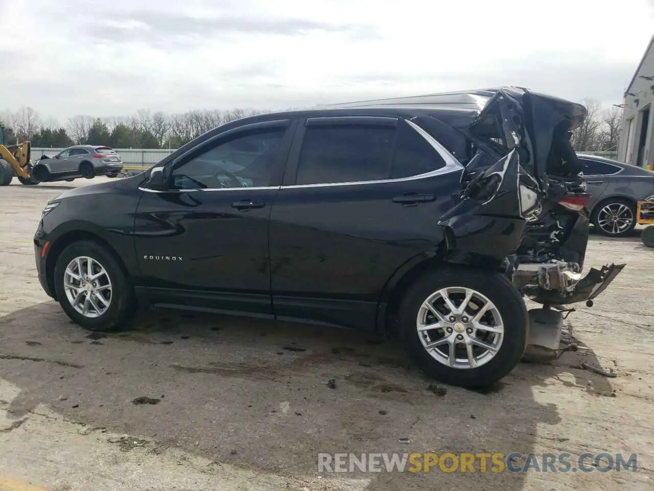 2 fotografías del automóvil dañado 3GNAXKEV5NL128137 CHEVROLET EQUINOX 2022