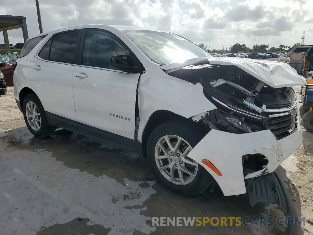 4 fotografías del automóvil dañado 3GNAXKEV5NL205136 CHEVROLET EQUINOX 2022