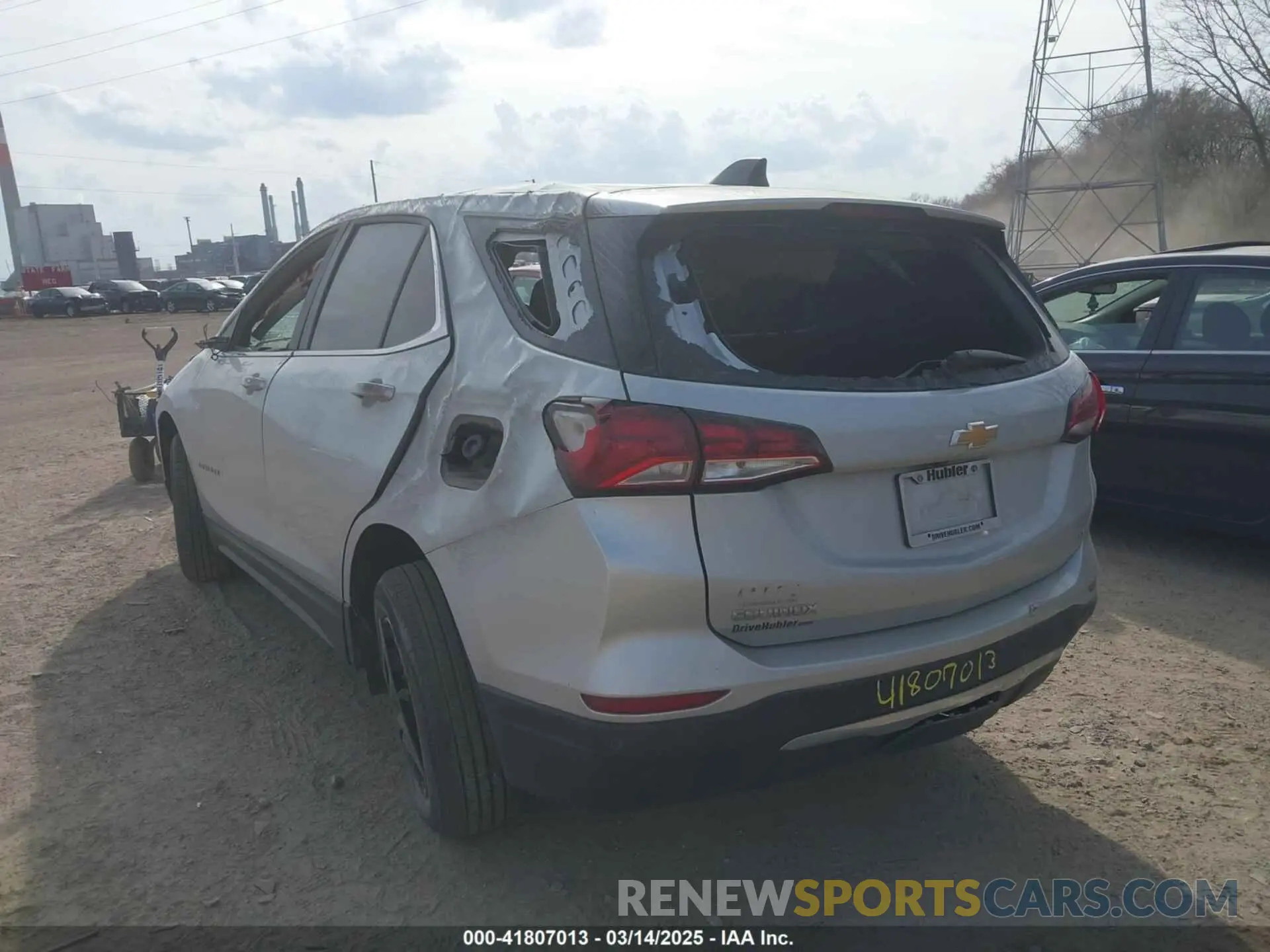 3 fotografías del automóvil dañado 3GNAXKEV6NL106342 CHEVROLET EQUINOX 2022