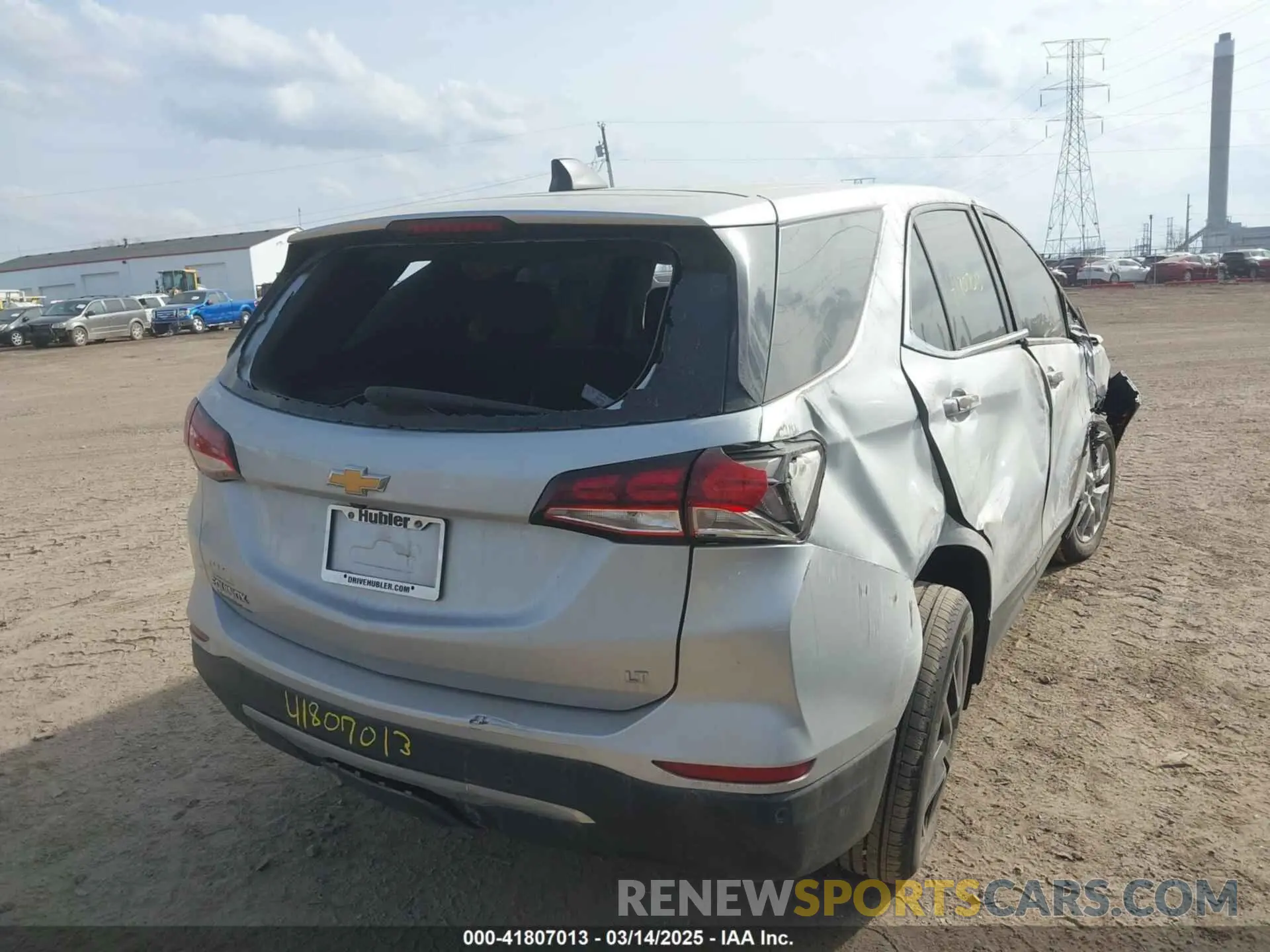 4 fotografías del automóvil dañado 3GNAXKEV6NL106342 CHEVROLET EQUINOX 2022