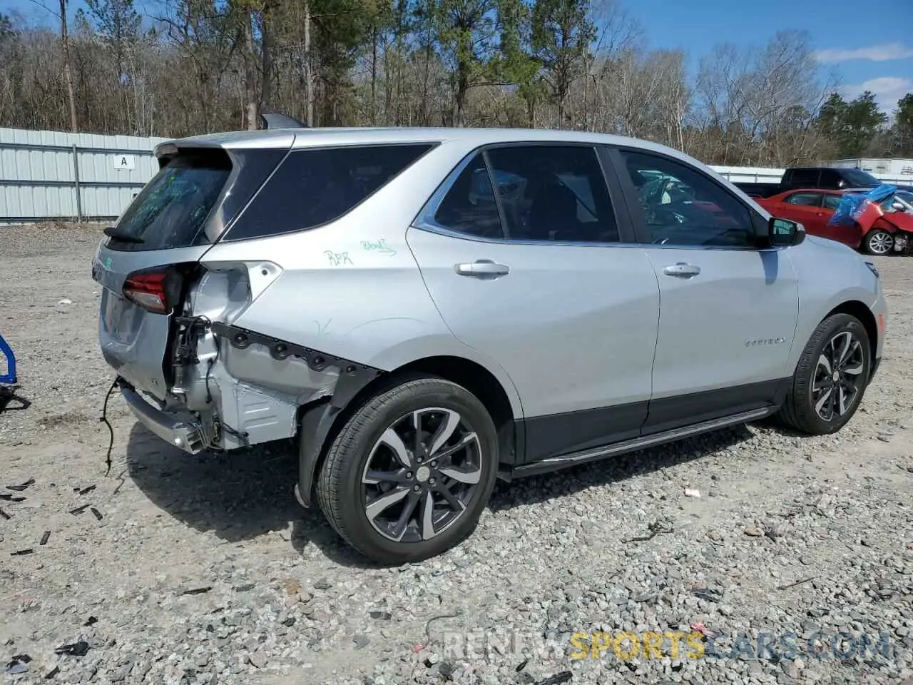 3 fotografías del automóvil dañado 3GNAXKEV6NL232538 CHEVROLET EQUINOX 2022