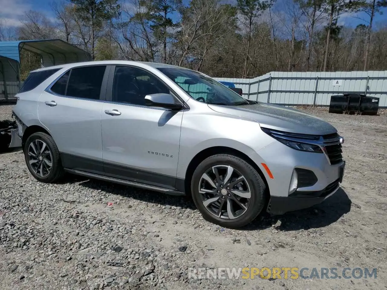 4 fotografías del automóvil dañado 3GNAXKEV6NL232538 CHEVROLET EQUINOX 2022