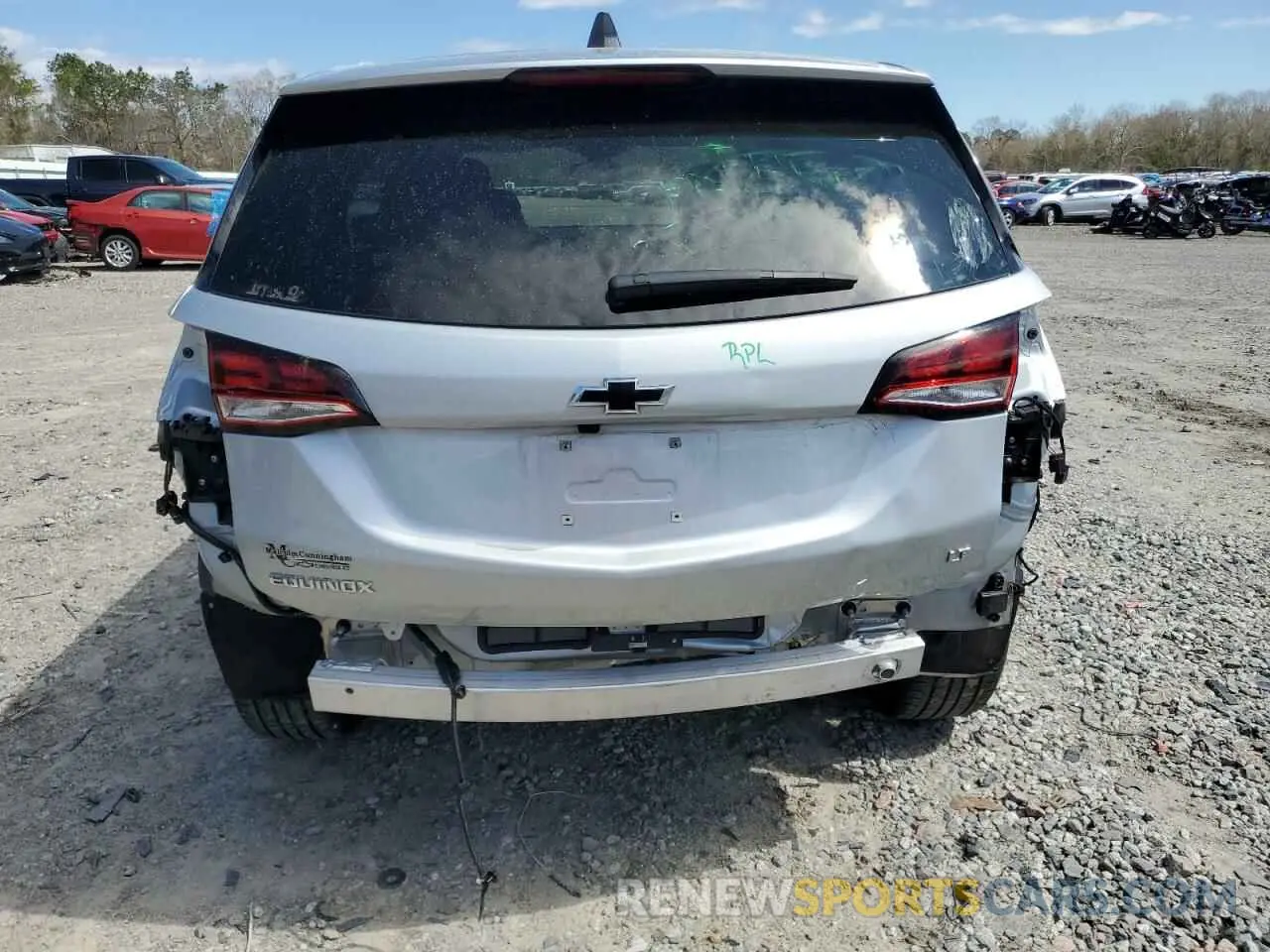 6 fotografías del automóvil dañado 3GNAXKEV6NL232538 CHEVROLET EQUINOX 2022