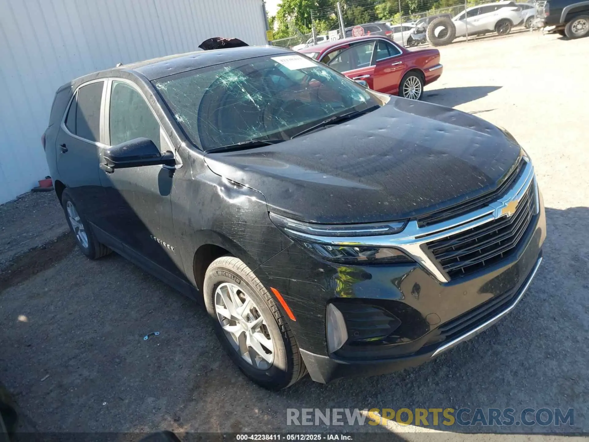 13 fotografías del automóvil dañado 3GNAXKEV6NL244057 CHEVROLET EQUINOX 2022