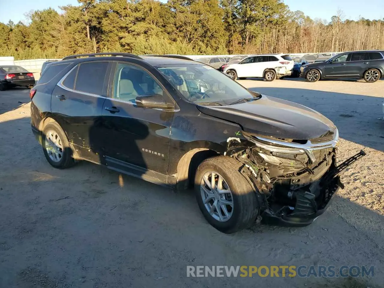 4 fotografías del automóvil dañado 3GNAXKEV6NL295381 CHEVROLET EQUINOX 2022