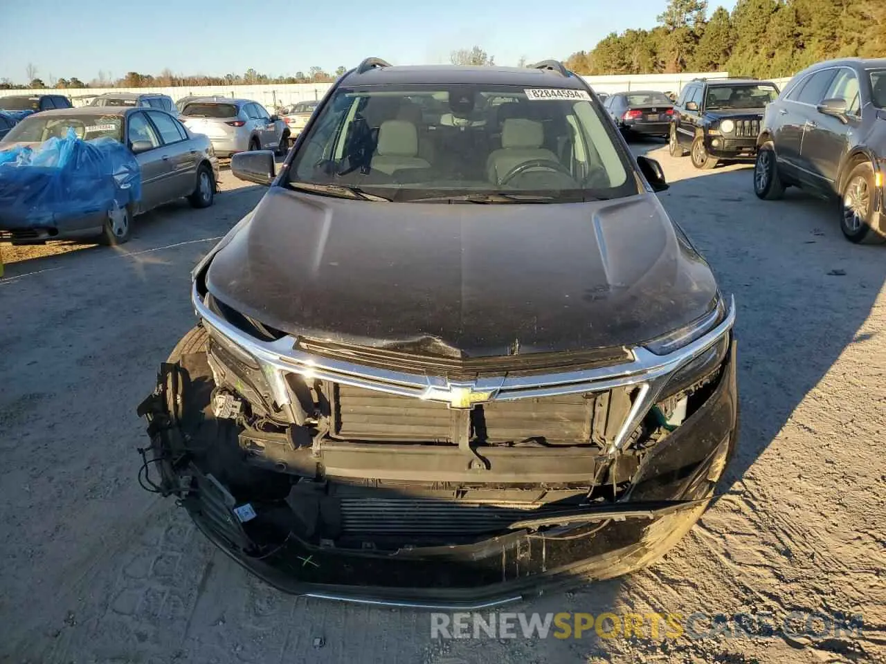 5 fotografías del automóvil dañado 3GNAXKEV6NL295381 CHEVROLET EQUINOX 2022