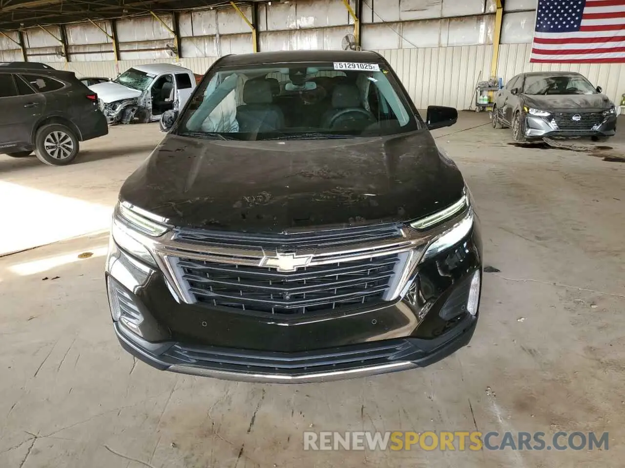 5 fotografías del automóvil dañado 3GNAXKEV6NL306055 CHEVROLET EQUINOX 2022
