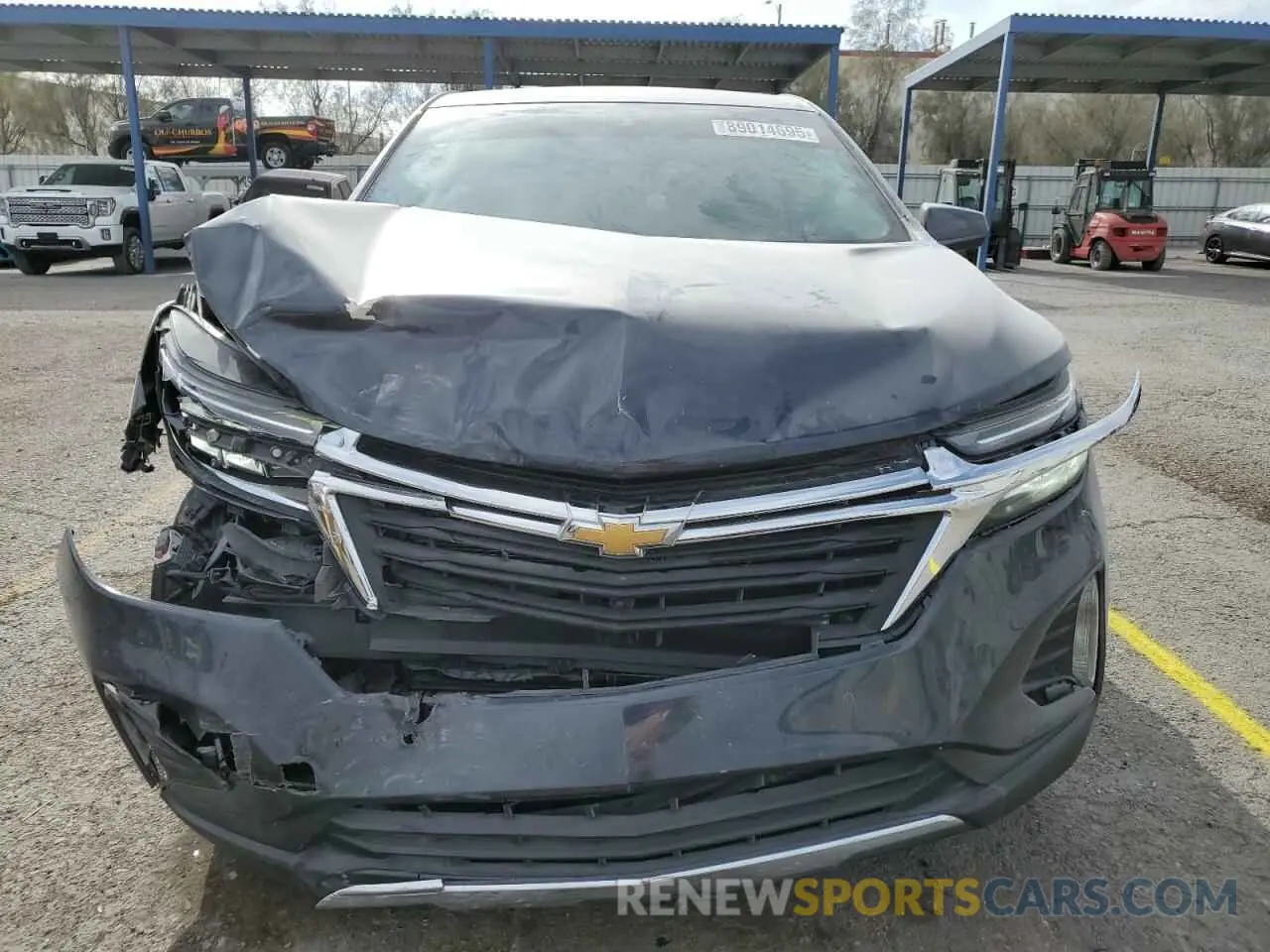 5 fotografías del automóvil dañado 3GNAXKEV6NS207001 CHEVROLET EQUINOX 2022