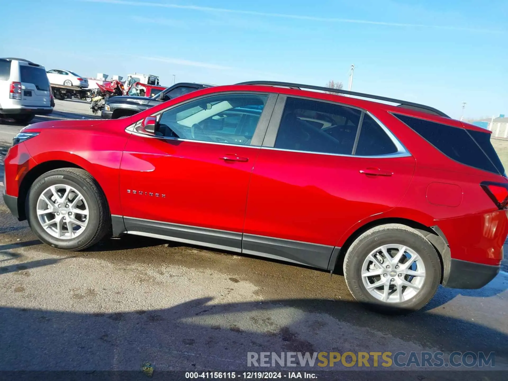 14 fotografías del automóvil dañado 3GNAXKEV7NL163293 CHEVROLET EQUINOX 2022