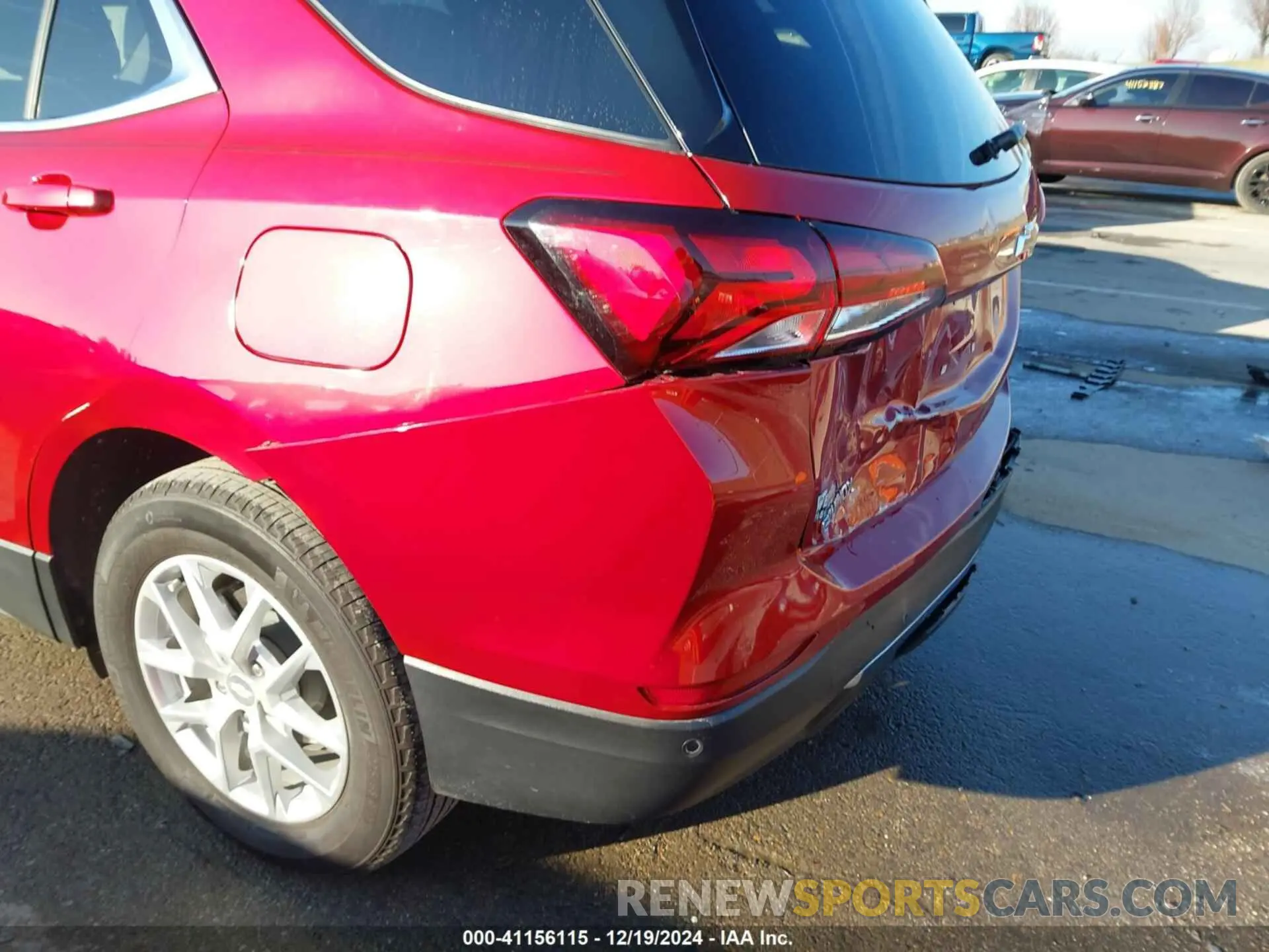 19 fotografías del automóvil dañado 3GNAXKEV7NL163293 CHEVROLET EQUINOX 2022