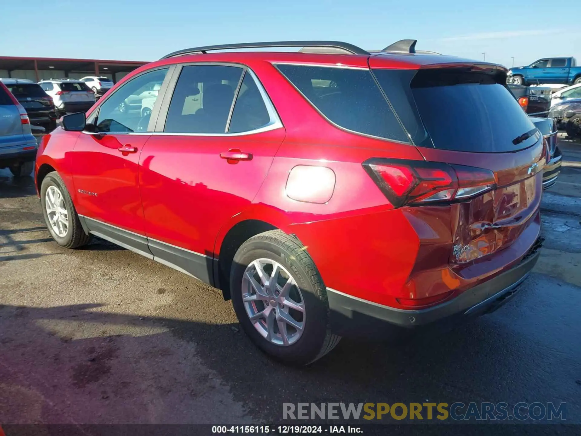 3 fotografías del automóvil dañado 3GNAXKEV7NL163293 CHEVROLET EQUINOX 2022