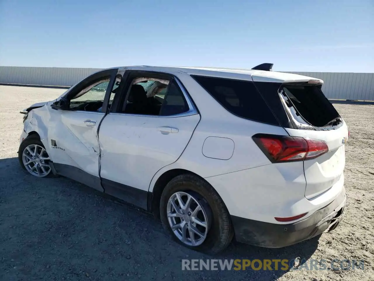 2 fotografías del automóvil dañado 3GNAXKEV7NL288844 CHEVROLET EQUINOX 2022