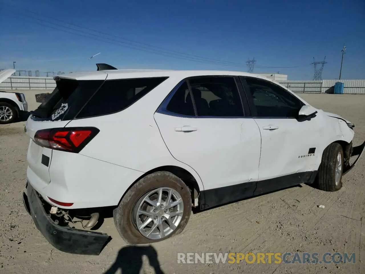 3 fotografías del automóvil dañado 3GNAXKEV7NL288844 CHEVROLET EQUINOX 2022