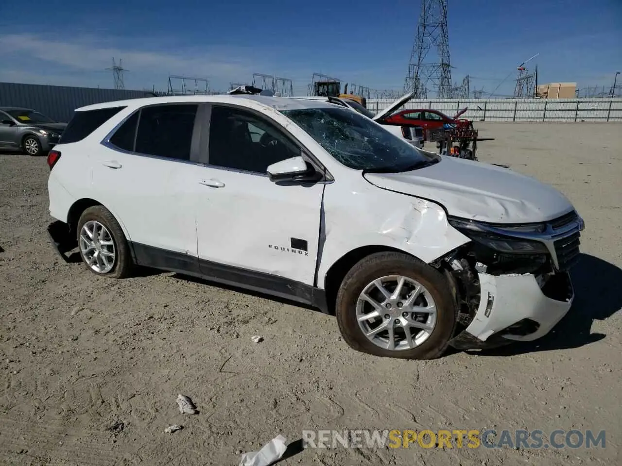 4 fotografías del automóvil dañado 3GNAXKEV7NL288844 CHEVROLET EQUINOX 2022