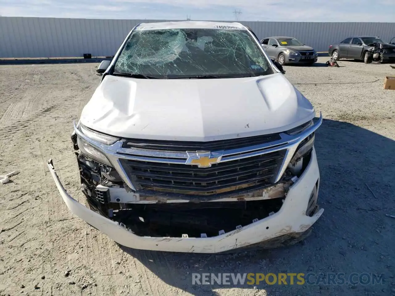 5 fotografías del automóvil dañado 3GNAXKEV7NL288844 CHEVROLET EQUINOX 2022