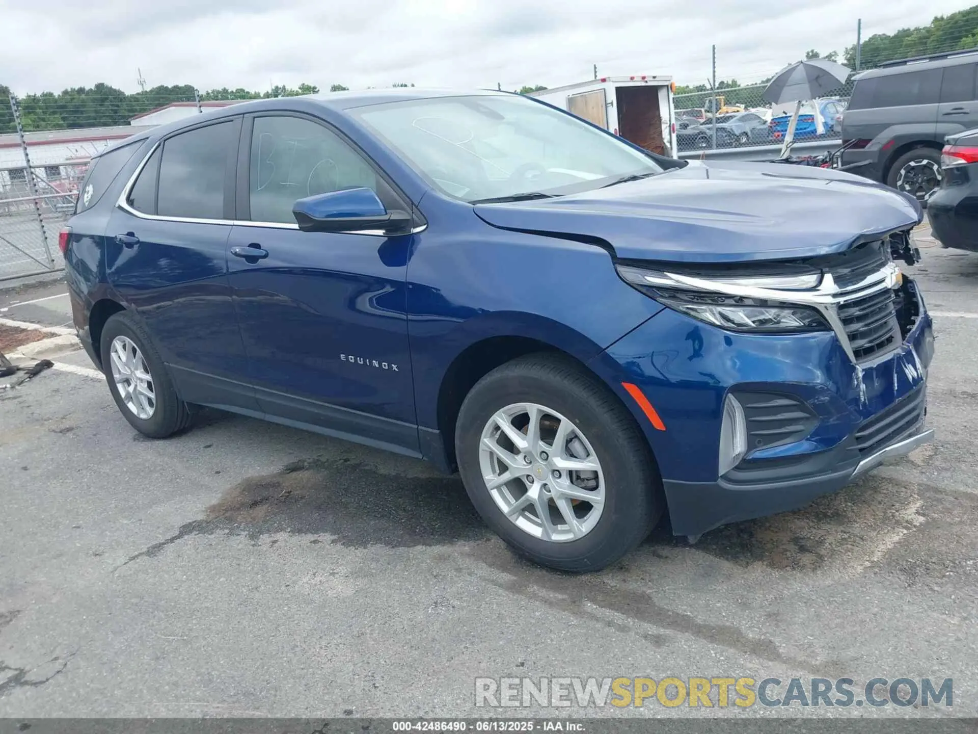 1 fotografías del automóvil dañado 3GNAXKEV7NL295969 CHEVROLET EQUINOX 2022