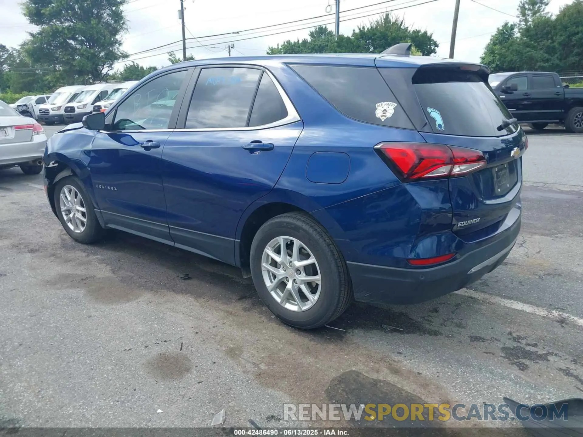 3 fotografías del automóvil dañado 3GNAXKEV7NL295969 CHEVROLET EQUINOX 2022