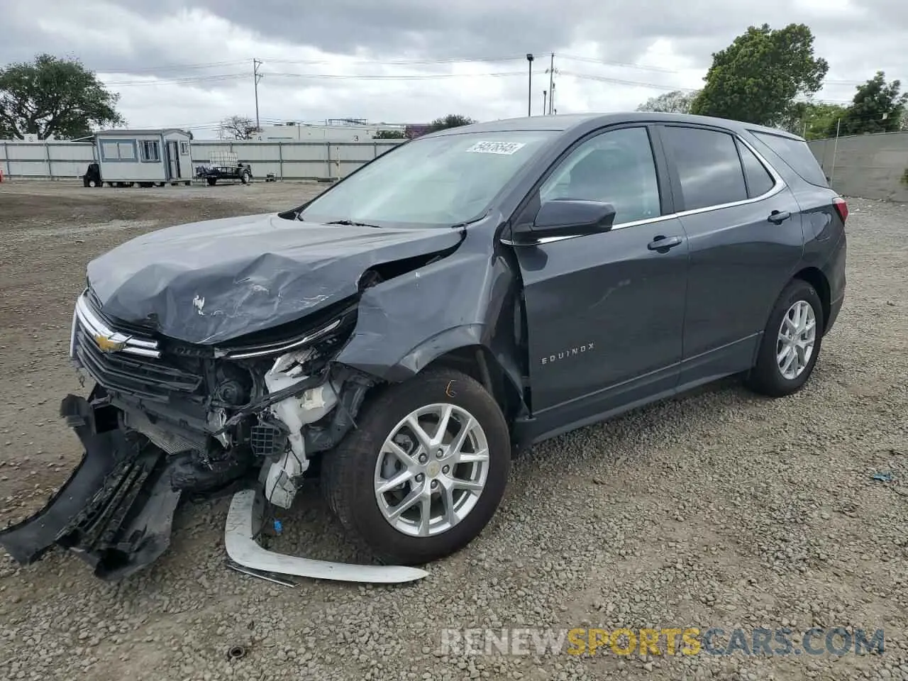 1 fotografías del automóvil dañado 3GNAXKEV7NS201191 CHEVROLET EQUINOX 2022