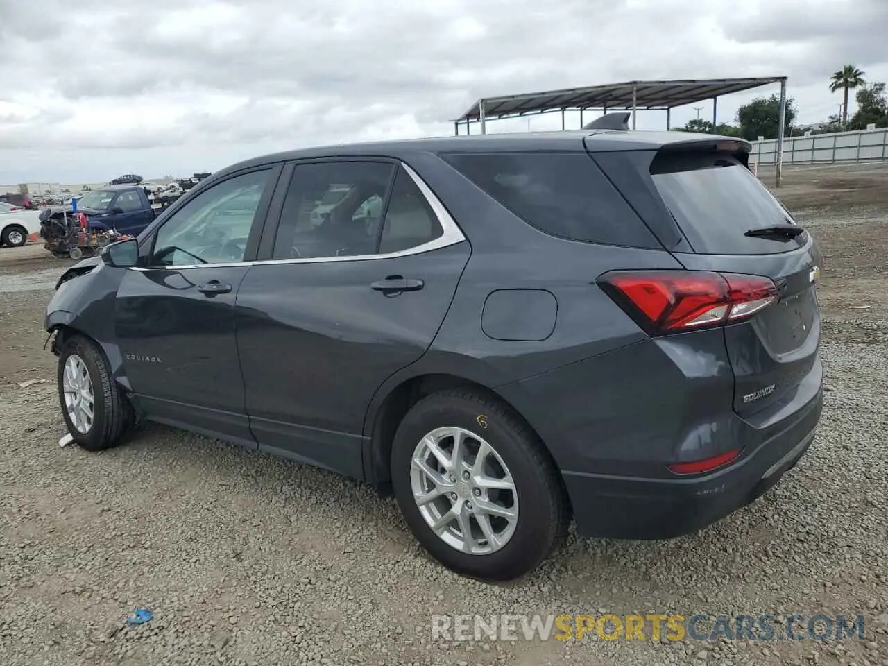 2 fotografías del automóvil dañado 3GNAXKEV7NS201191 CHEVROLET EQUINOX 2022